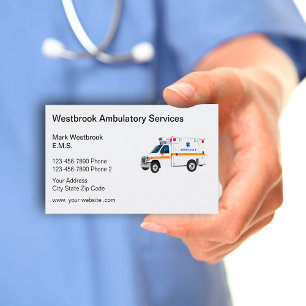 EMS EMergency Medical Services Business Card Visitenkarte