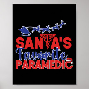 EMS Emergency Santa's Lieblingsfeiertag Poster