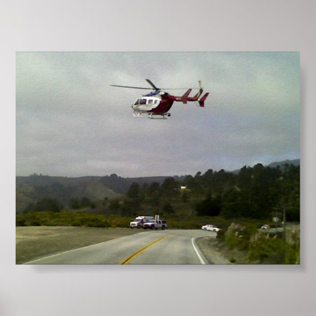 EMS Helikopter Poster (Vorne)