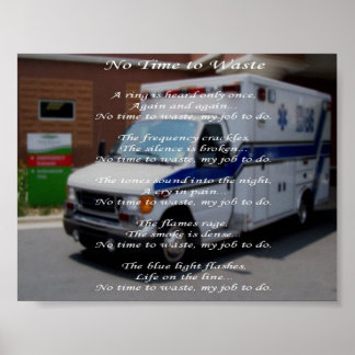 EMS-Keine Zeit für Abfälle Poster