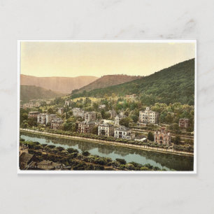 Ems-Les Bains (d.h. Bad Ems), Hessen-Nassau, Deuts Postkarte
