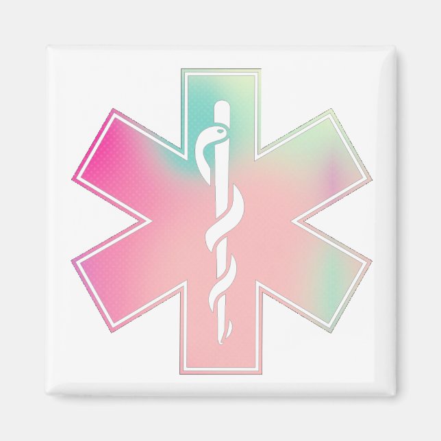 EMS-Logo - "Cotton Candy" Magnet (Vorne)