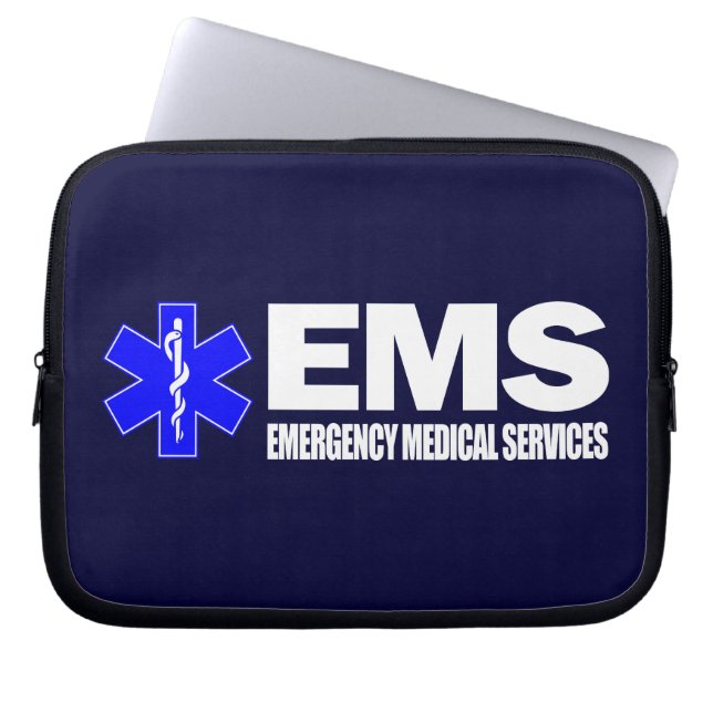 EMS - Medizinische Notfalldienste Laptopschutzhülle (Vorderseite)