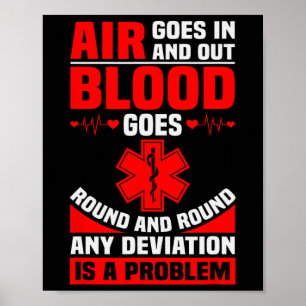 Ems Nurse Quote Ambulance Driver Emt Paramedic Hea Poster