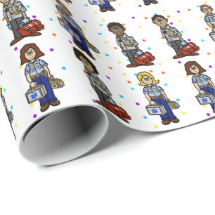EMS Paramedics Geschenkwrap Geschenkpapier