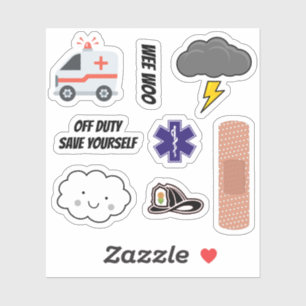 EMS Spaß Pack, Paramedic Jokes Aufkleber
