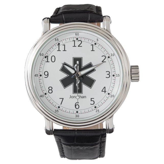 EMS Star Life | paramedizinisch Armbanduhr (Vorderseite)