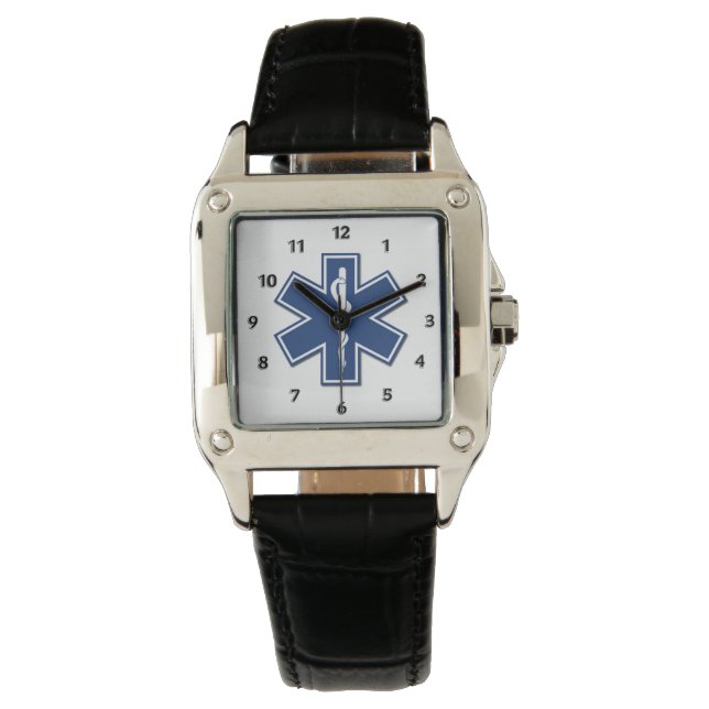 EMS Star of Life Armbanduhr (Vorderseite)