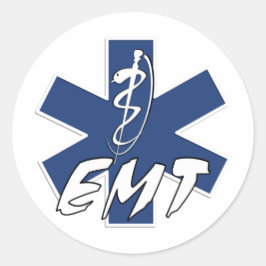 EMT Active Star of Life Runder Aufkleber