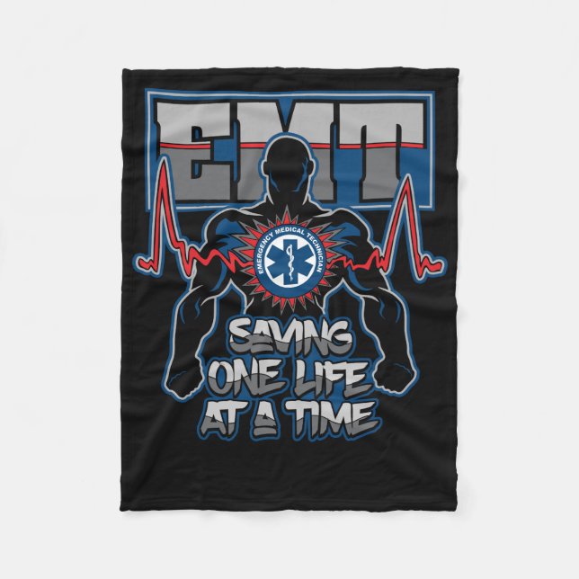 EMT, das auf einmal ein Live rettet Fleecedecke (Vorderseite)