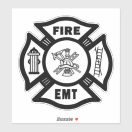 EMT-Decks für Feuerwehrleute Aufkleber