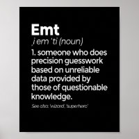 EMT Definition Funny EMS Medizinische Notfalltechn