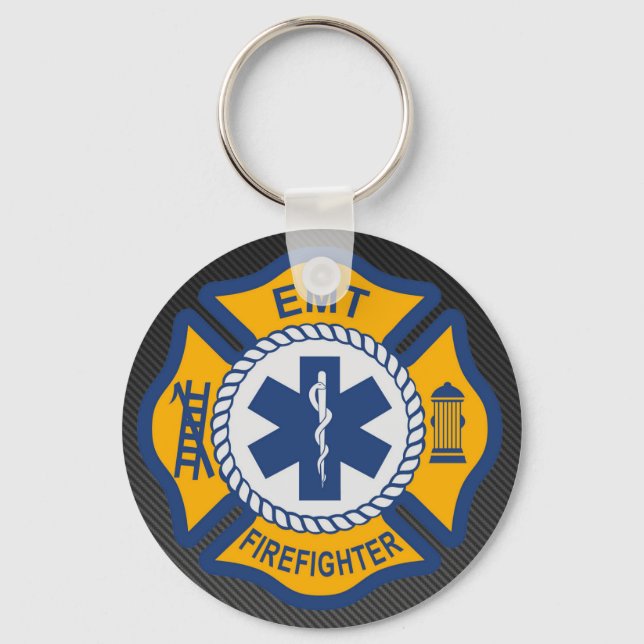 EMT Feuerwehrmann Schlüsselanhänger (Vorderseite)