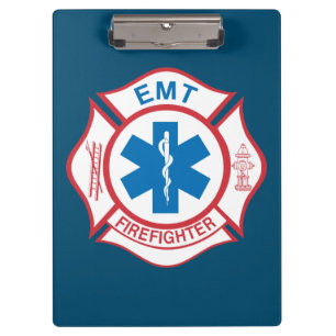 EMT Feuerwehrsymbol Klemmbrett