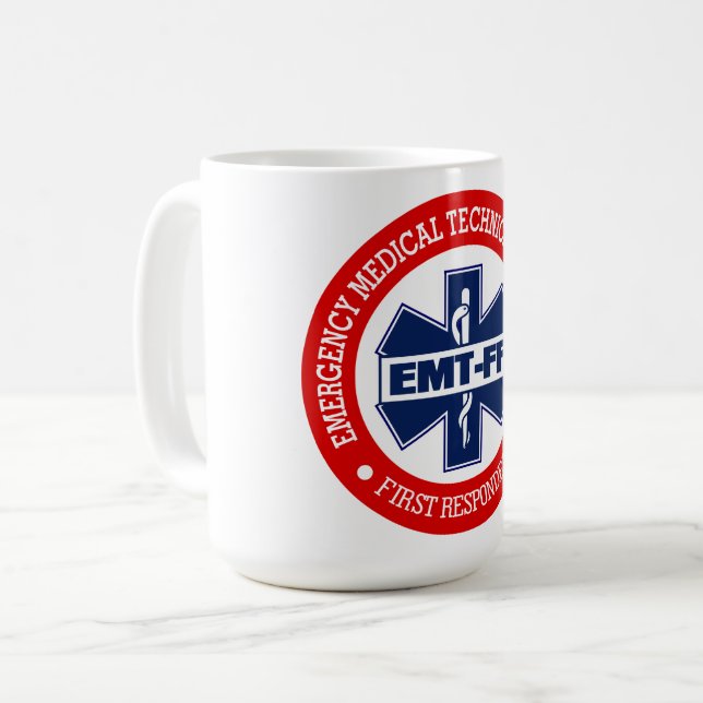 EMT-FF (Feuerwehrmann) Kaffeetasse (Vorderseite Links)