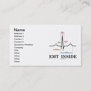 EMT Innere (ECG/EKG Elektrokardiogramm) Visitenkarte