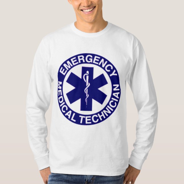EMT Notmedizinischer Techniker T-Shirt (Vorderseite)