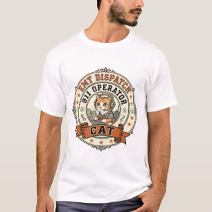 EMT-Notruf 911 Operator Katze EMT-Notruf 911 Ope T-Shirt