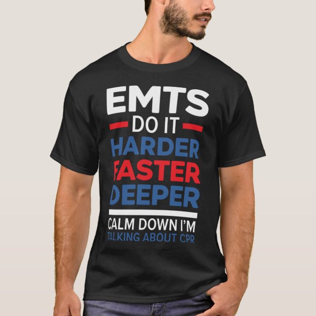 EMT Parame des medizinischen Notfalltechnikers T-Shirt (Vorderseite)