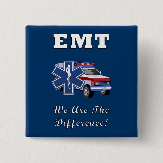 EMT sind wir der Unterschied Button (Vorderseite)