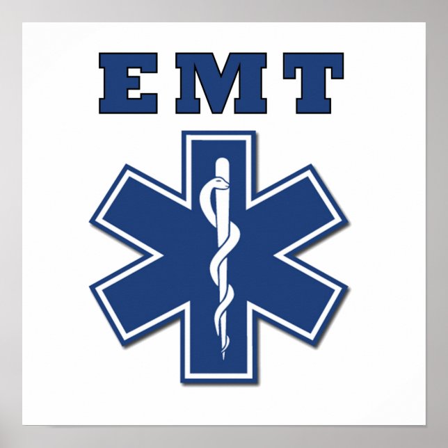 EMT Star of Life Poster (Vorne)