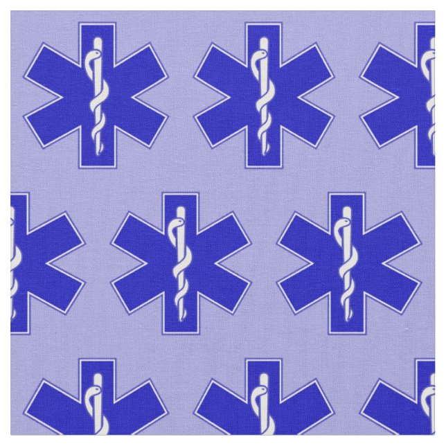 EMT Stern des Lebens Kleiner Stoff (Nahaufnahme)