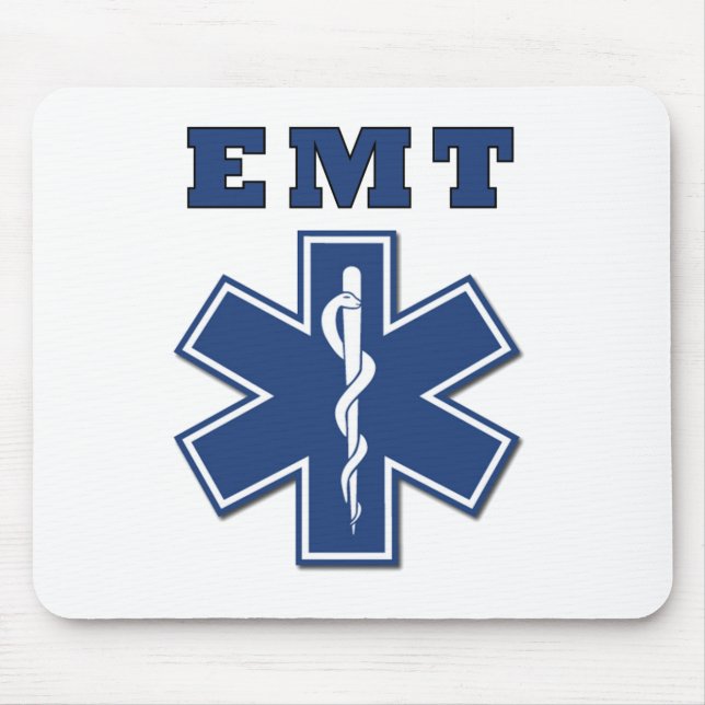 EMT Stern des Lebens Mousepad (Vorne)