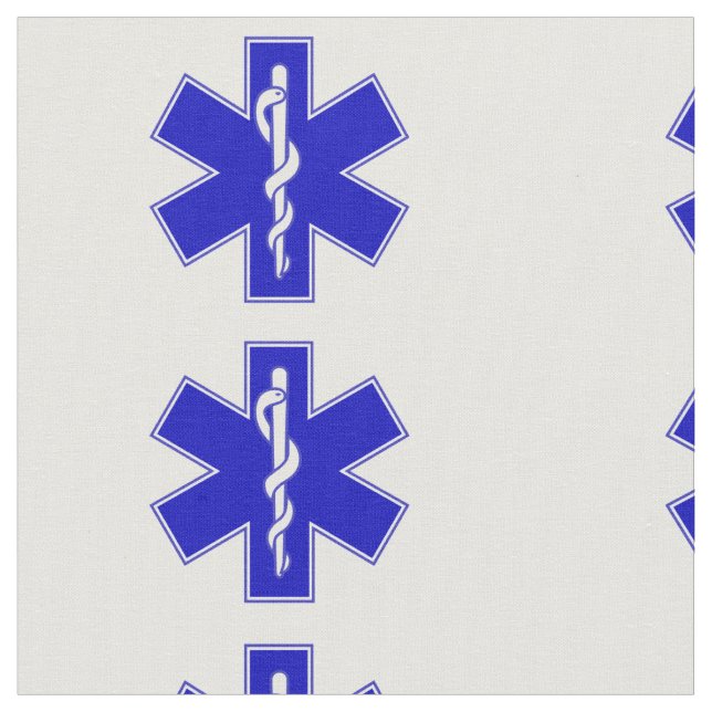 EMT Stern des Lebens Stoff (Nahaufnahme)