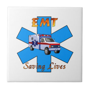 EMT, welches die Leben rettet Fliese
