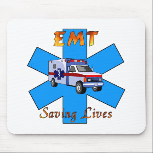 EMT, welches die Leben rettet Mousepad