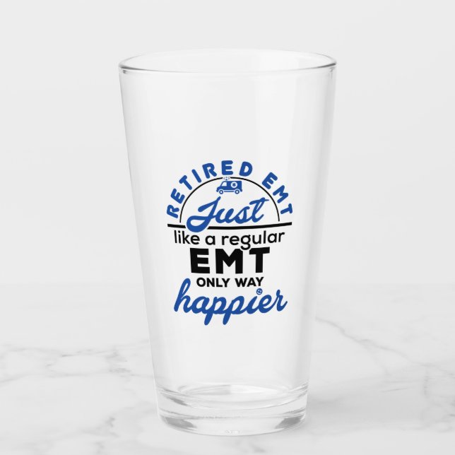 EMT wie ein normaler EMT-Einziger-glücklicher Glas (Vorderseite)