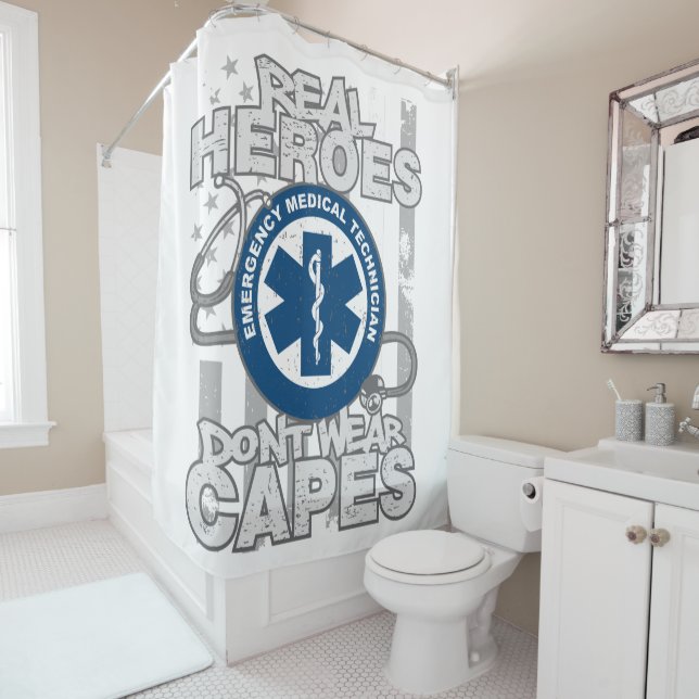 EMT wirkliche Helder tragen nicht Kape Duschvorhang (Beispiel)
