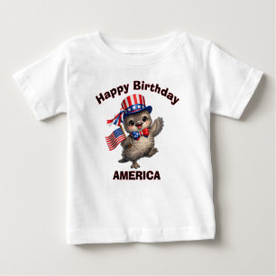 Emu (4l) Patriotisches Kinder T-Shirt