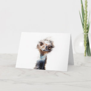 Emu Art Grußkarte Landhaus Huhn Karte