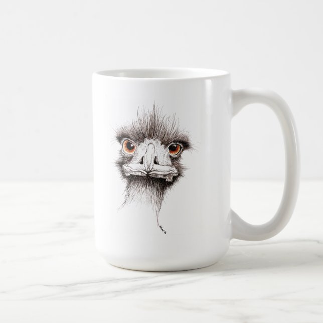 Emu durch Inkspot Kaffeetasse (Rechts)