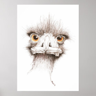 Emu durch Inkspot Poster