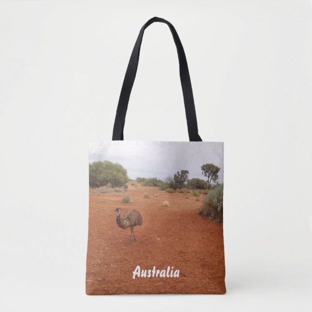 Emu in der Tüte der Wüste Tasche (Vorderseite)