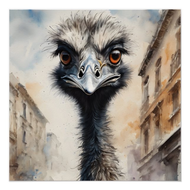 Emu no 2 Poster brillant (Devant)