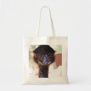 Emu Portrait Tote Bag - Quirky Animal Fotografy Tragetasche