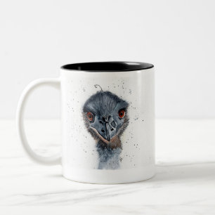 Emu sur tasse de café
