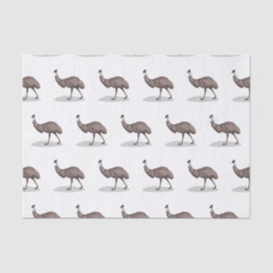 Emu Vogel Cartoon Seidenpapier