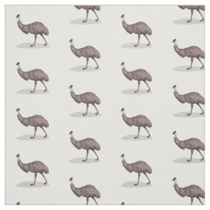 Emu Vogel Cartoon Stoff