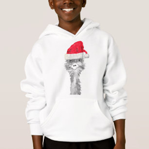 Emu-Vogel Lustiger Humor Strauß Emo-Tier Weihnacht Hoodie