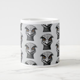 Emu-Vogelkopf Jumbo-Tasse