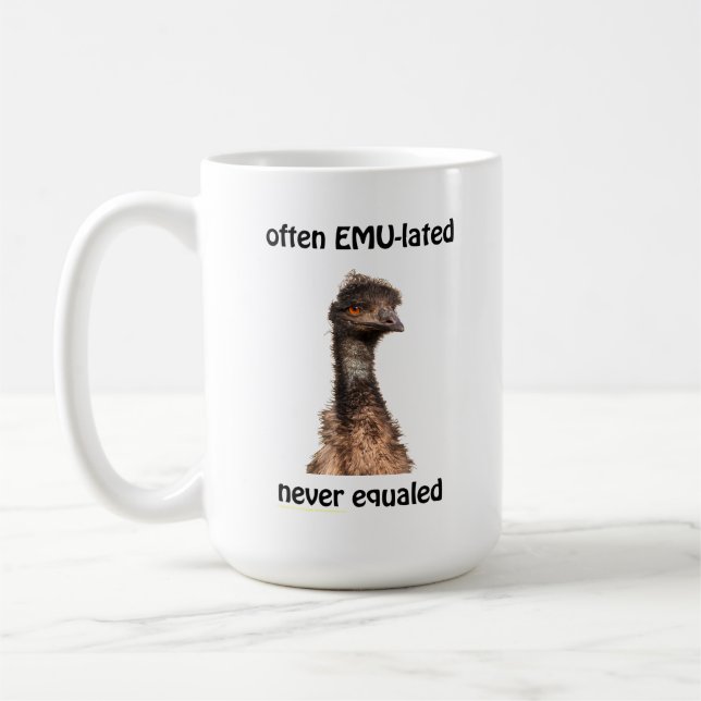 Emuhäufig EMU-lated entsprach nie Tasse (Links)