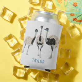 Emus Bird Lovers Personalisiert Dosenkühler