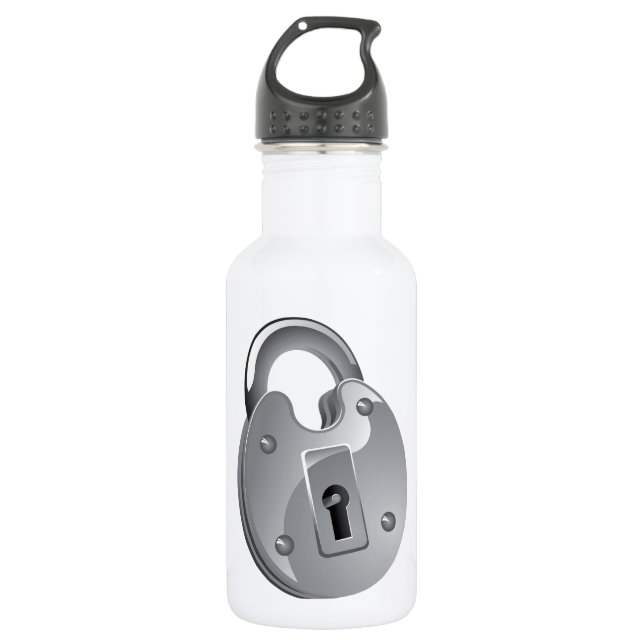 En Acier Inoxydable Bouteille d'eau de cadenas (Devant)