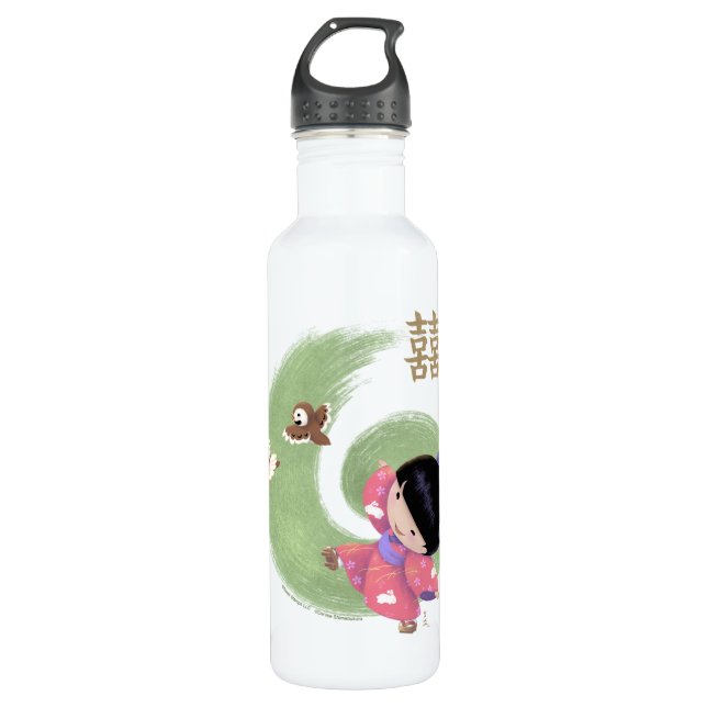 En Acier Inoxydable Bouteille d'eau de Misaki (Devant)
