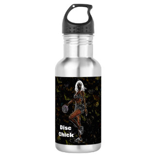 En Acier Inoxydable Bouteille d'eau de poussin de disque