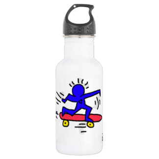 En Acier Inoxydable Bouteille d'eau d'homme de planche à roulettes